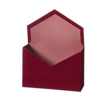 Velour Envelope Box