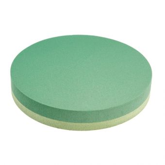 Green Backed - OASIS® FOAM FRAMES® Ideal Floral Foam Maxlife Posy Pad - Ø:36cm (14")