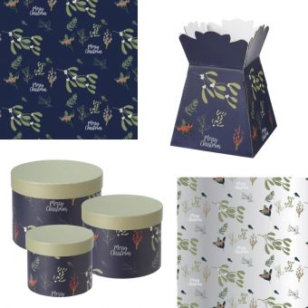Mistletoe & Berries Packaging Collection