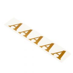 Self-Adhesive Vinyl Letters - Gold
